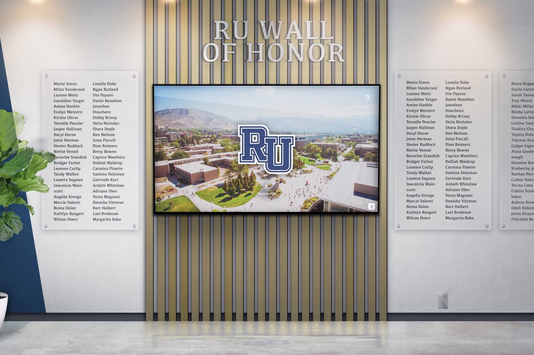 Hall of Fame Wall