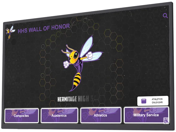 Hermitage High School Touchscreen Hall of Fame